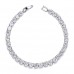 3104 AAA+ Round 0.5 carat Cubic Zirconia Tennis Bracelet for Woman Pulseira Classic Wedding Jewelry Lady Bracelet